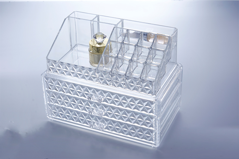 SF-1304D炫彩透明水晶收纳盒