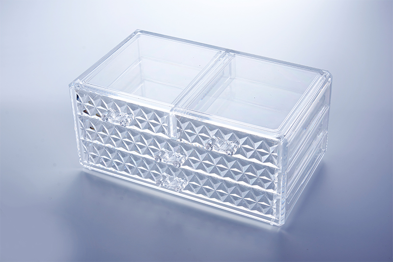 SF-1005炫彩透明水晶收纳盒
