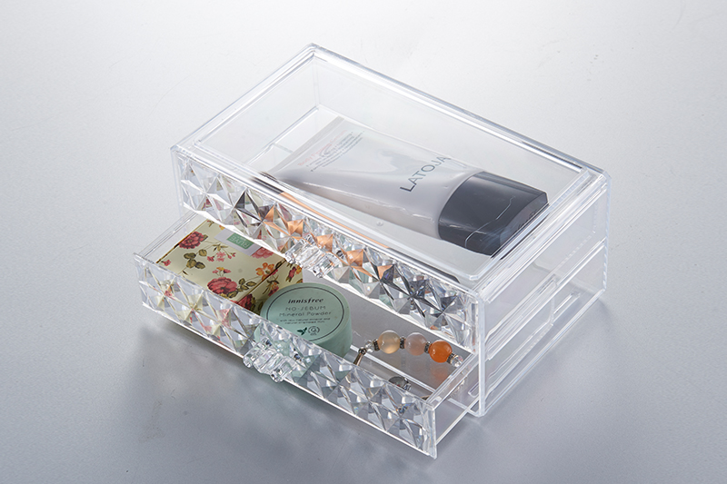 SF-1004炫彩透明水晶收纳盒